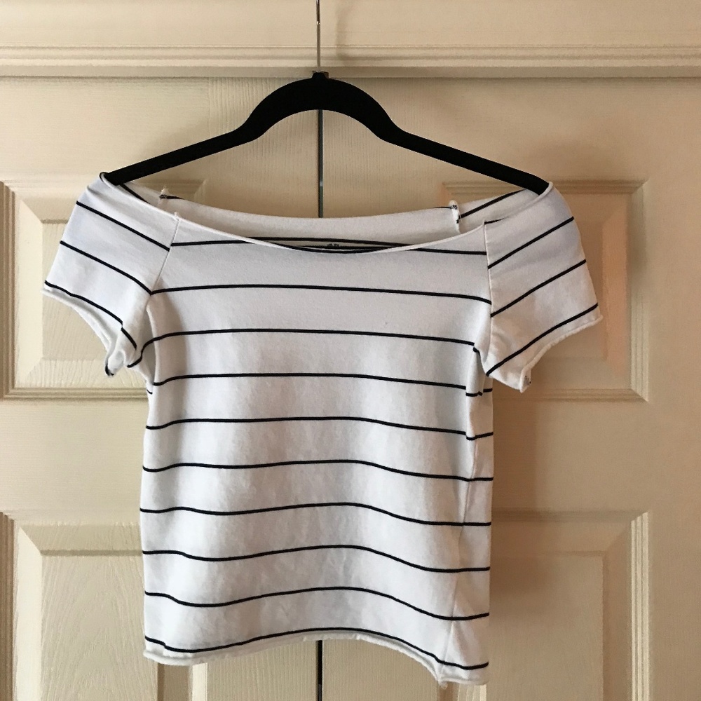 Brandy Melville Off-the-Shoulder Shirt
